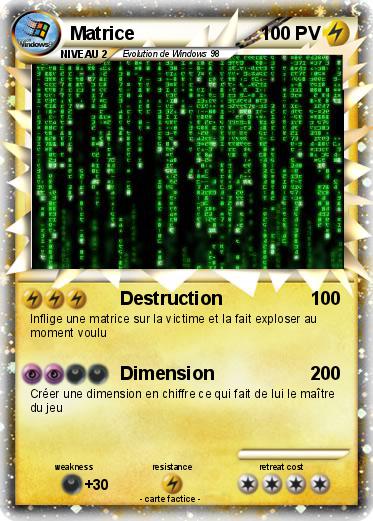Pokemon Matrice
