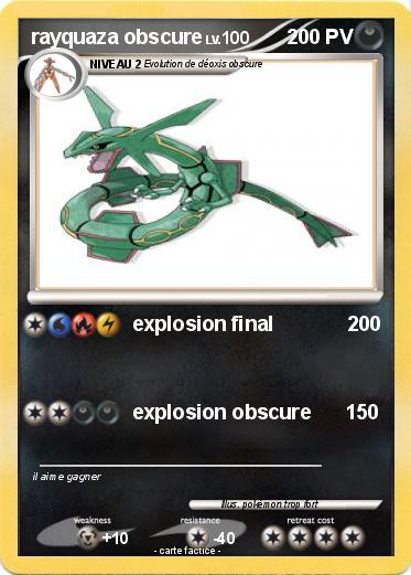 Pokemon rayquaza obscure