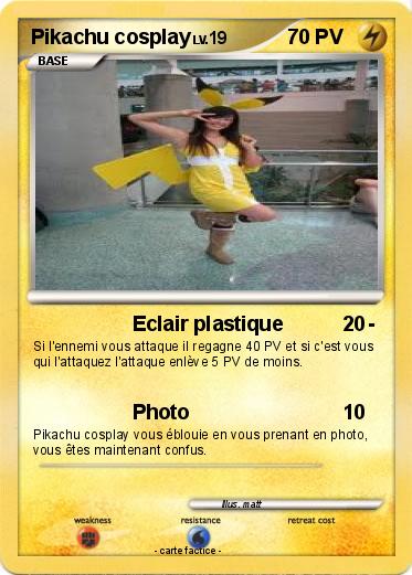 Pokemon Pikachu cosplay