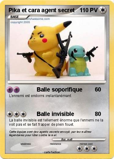 Pokemon Pika et cara agent secret