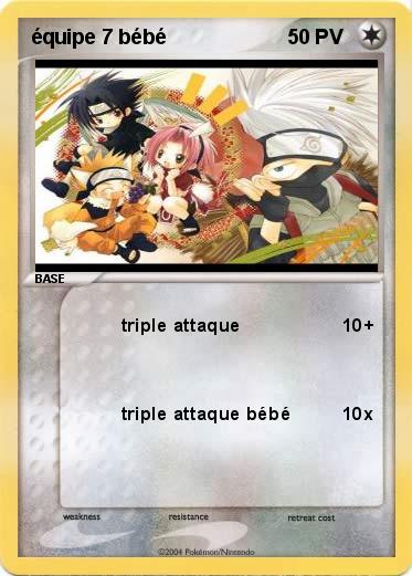 Pokemon équipe 7 bébé
