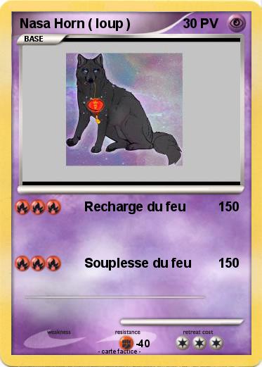 Pokemon Nasa Horn ( loup )