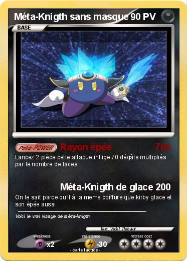 Pokemon Méta-Knigth sans masque
