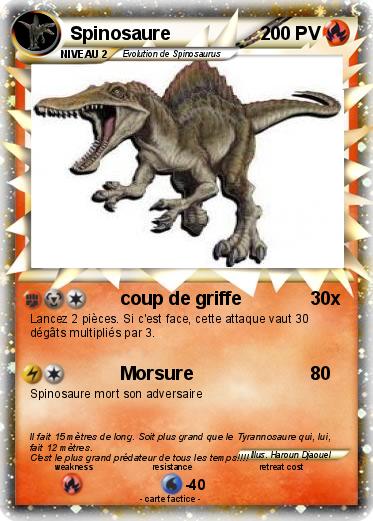 Pokemon Spinosaure
