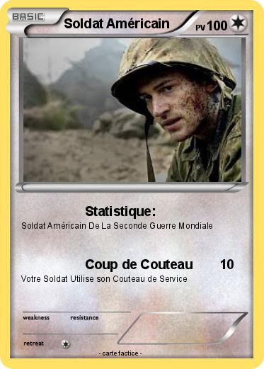 Pokemon Soldat Américain