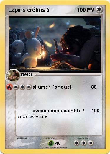 Pokemon Lapins crétins 5                 