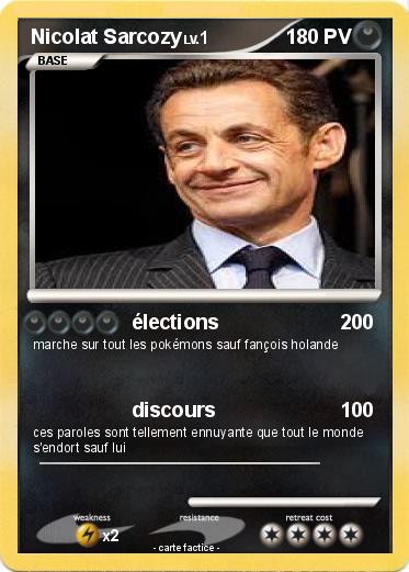 Pokemon Nicolat Sarcozy
