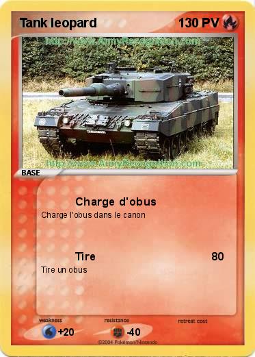 Pokemon Tank leopard