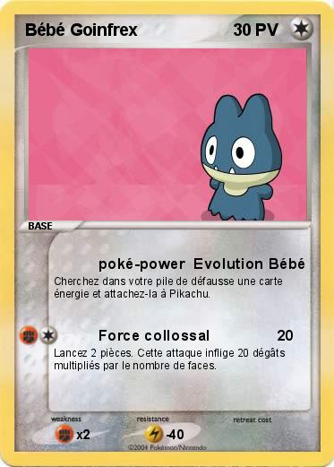 Pokemon Bébé Goinfrex