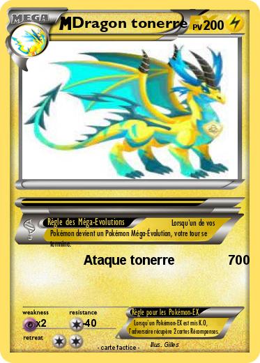 Pokemon Dragon tonerre
