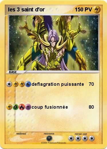 Pokemon les 3 saint d'or 