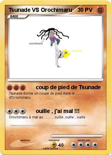 Pokemon Tsunade VS Orochimaru