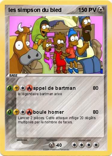 Pokemon les simpson du bled