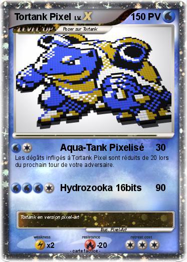 Pokemon Tortank Pixel