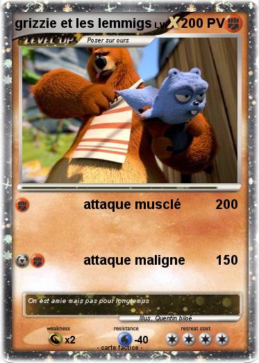 Pokemon grizzie et les lemmigs