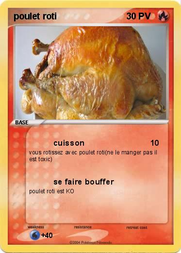 Pokemon poulet roti