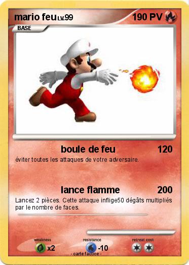 Pokemon mario feu