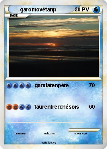 Pokemon garomovétanp