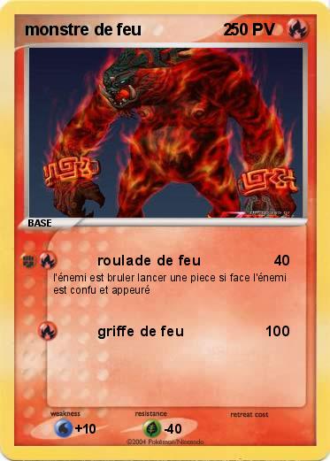 Pokemon monstre de feu                  2