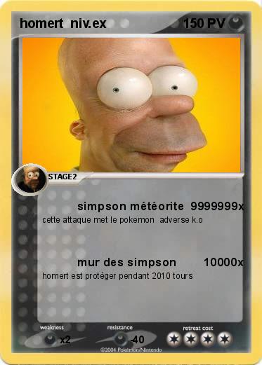 Pokemon homert  niv.ex