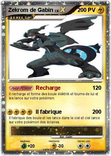 Pokemon Zekrom de Gabin