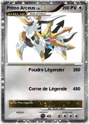 Pokemon Primo Arceus