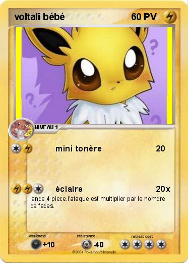 Pokemon voltali bébé