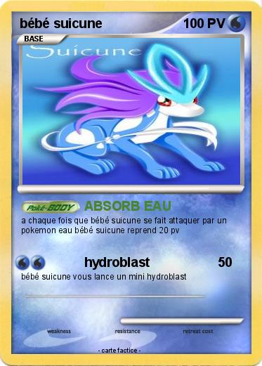 Pokemon bébé suicune