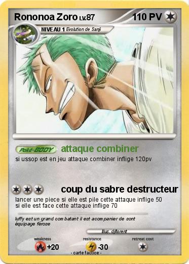 Pokemon Rononoa Zoro