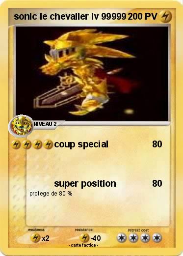 Pokemon sonic le chevalier lv 99999