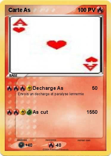 Pokemon Carte As 