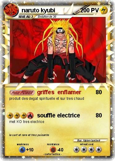 Pokemon naruto kyubi