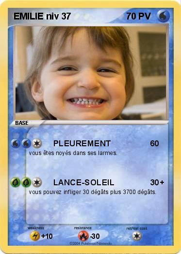 Pokemon EMILIE niv 37