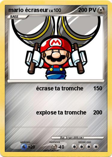 Pokemon mario écraseur