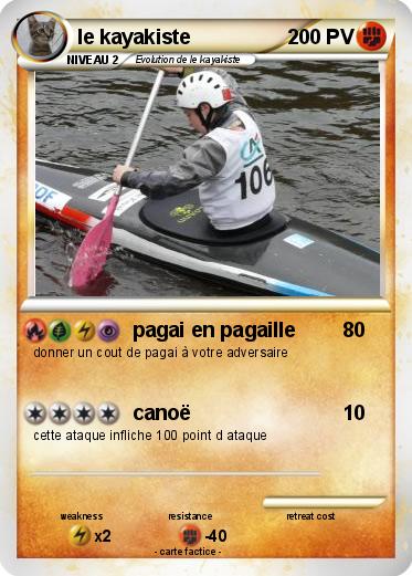 Pokemon le kayakiste