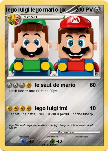 Pokemon lego luigi lego mario gx
