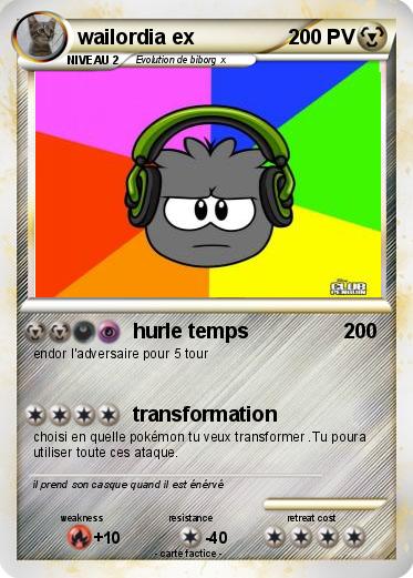 Pokemon wailordia ex