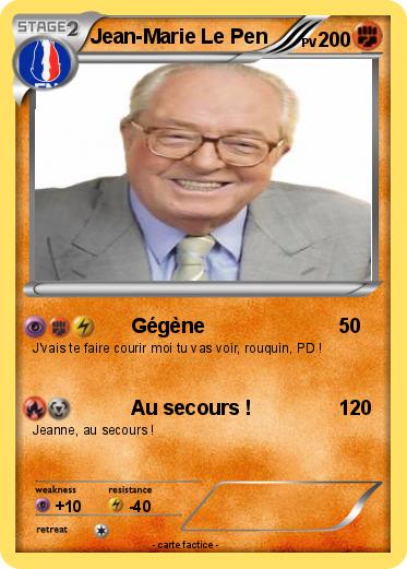 Pokemon Jean-Marie Le Pen