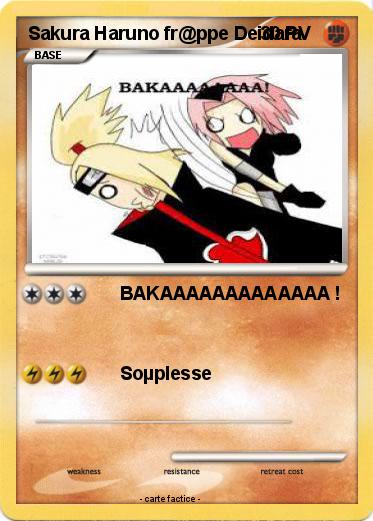 Pokemon Sakura Haruno fr@ppe Deidara