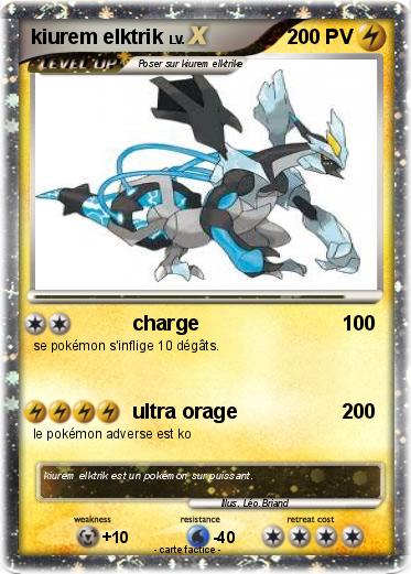 Pokemon kiurem elktrik