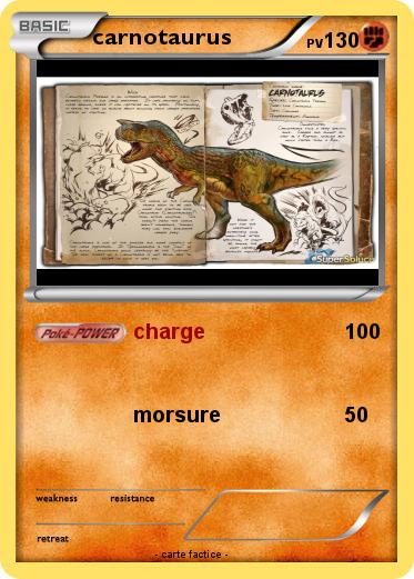 Pokemon carnotaurus