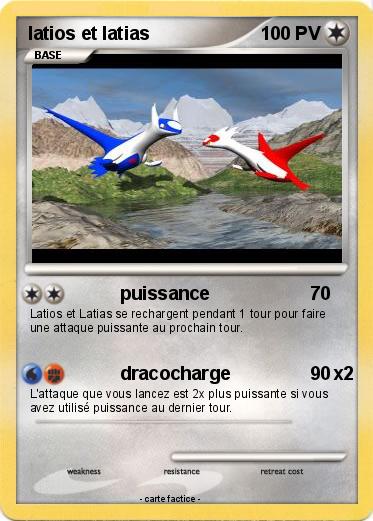 Pokemon latios et latias
