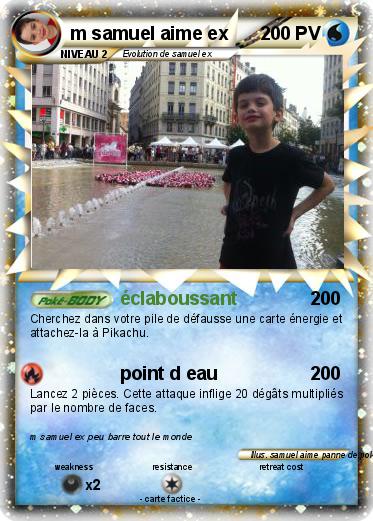 Pokemon m samuel aime ex