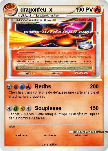Pokemon dragonfeu  x