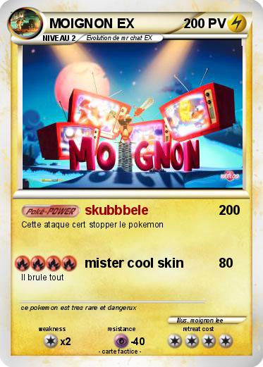 Pokemon MOIGNON EX