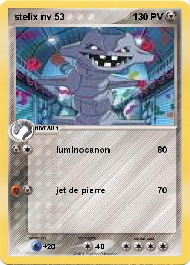 Pokemon stelix nv 53