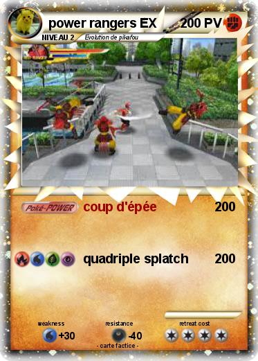 Pokemon power rangers EX