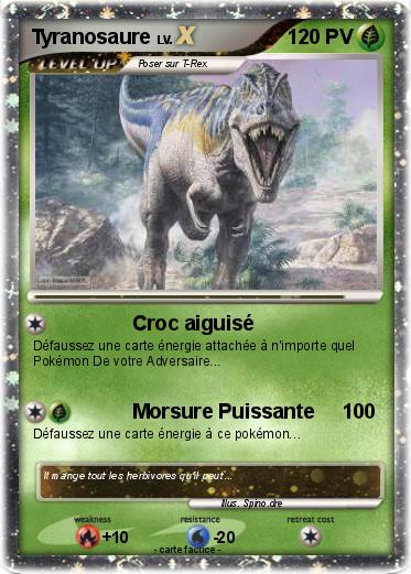 Pokemon Tyranosaure