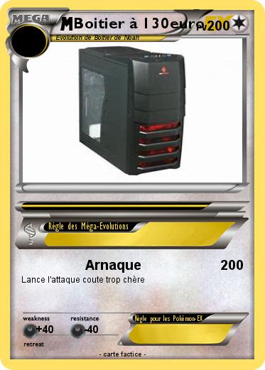 Pokemon Boitier à 130euro