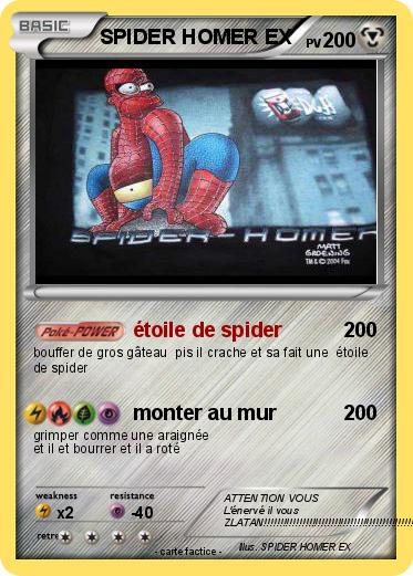 Pokemon SPIDER HOMER EX